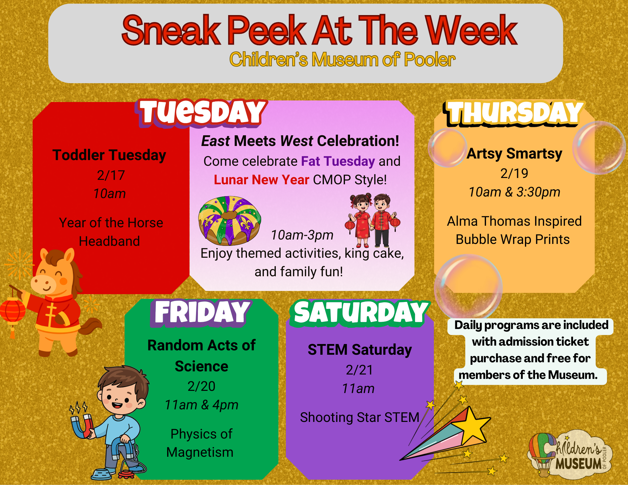 Sneak Peek At The Week at CMOP