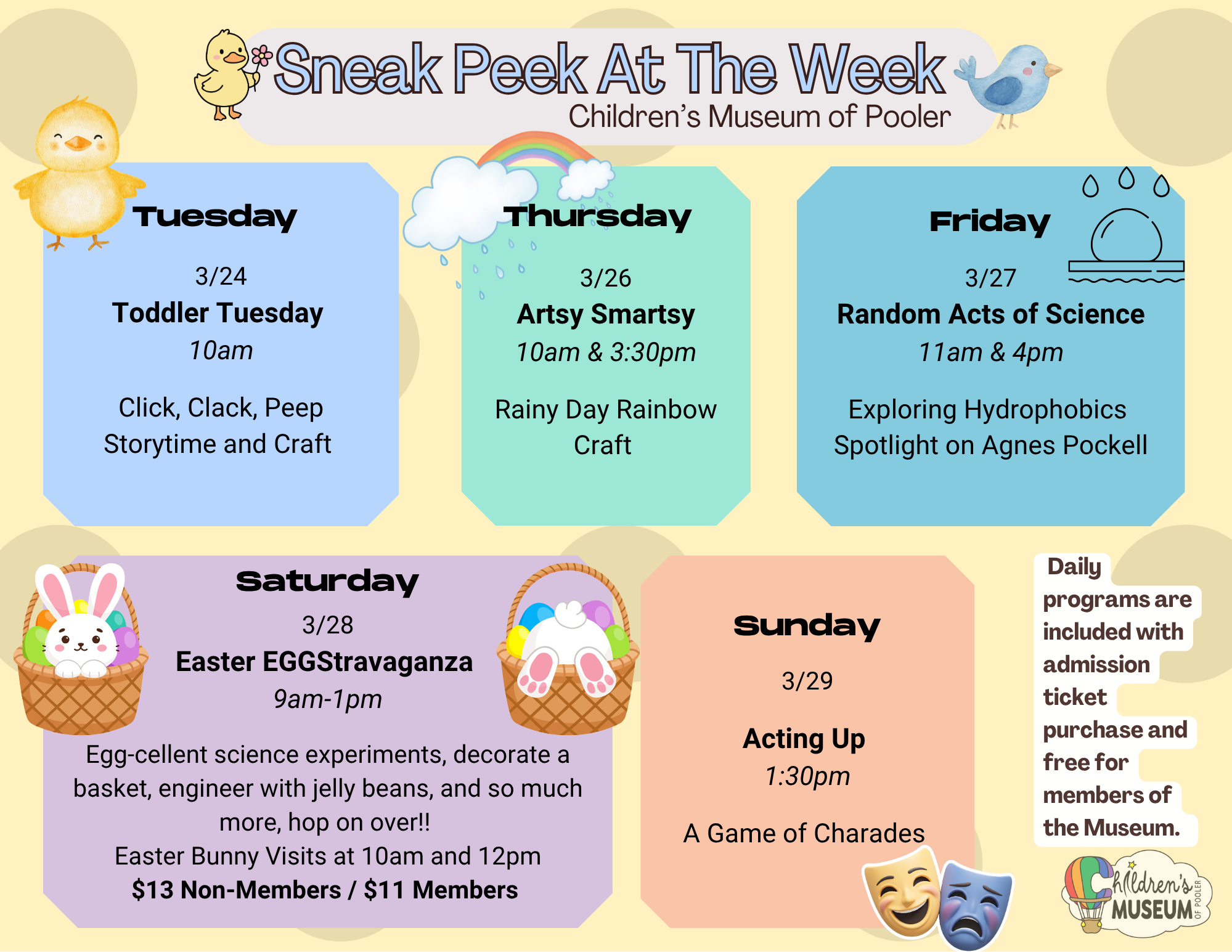 Sneak Peek At The Week at CMOP